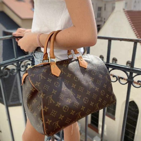 Louis Vuitton speedy 30 tote bag AUTHENTIC - Picture 1 of 16
